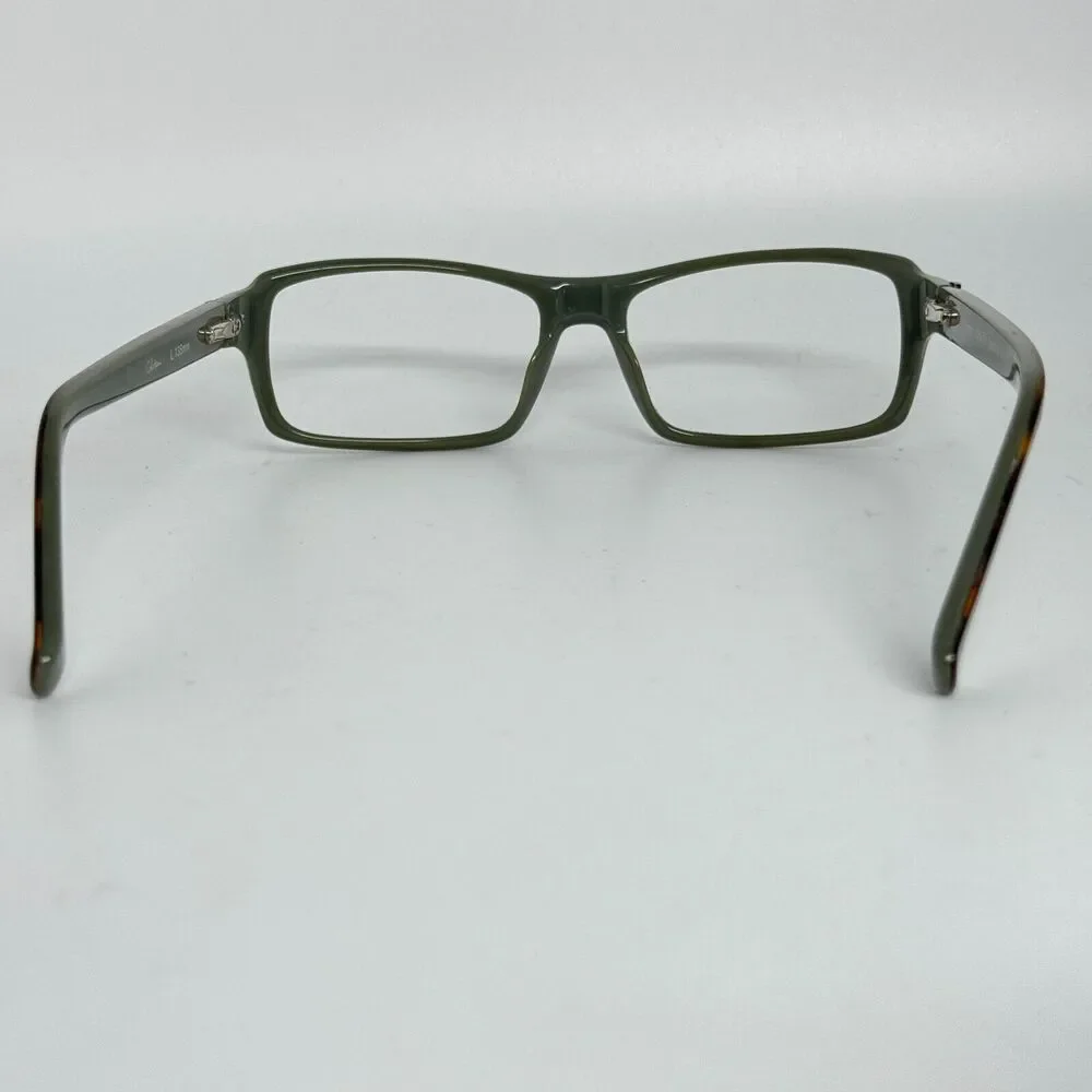 Cole Haan CHS 675 Tortoist Green Eyeglasses Full Rim Brown‎ Green H16372